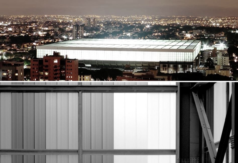 Estructura de acero en los estadios de fútbol mundiales